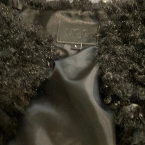 UGG Black Fur-Lined Outerwear - Picture 2 of 6